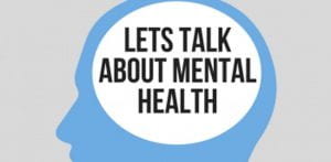 Let's talk about Mental Health graphic