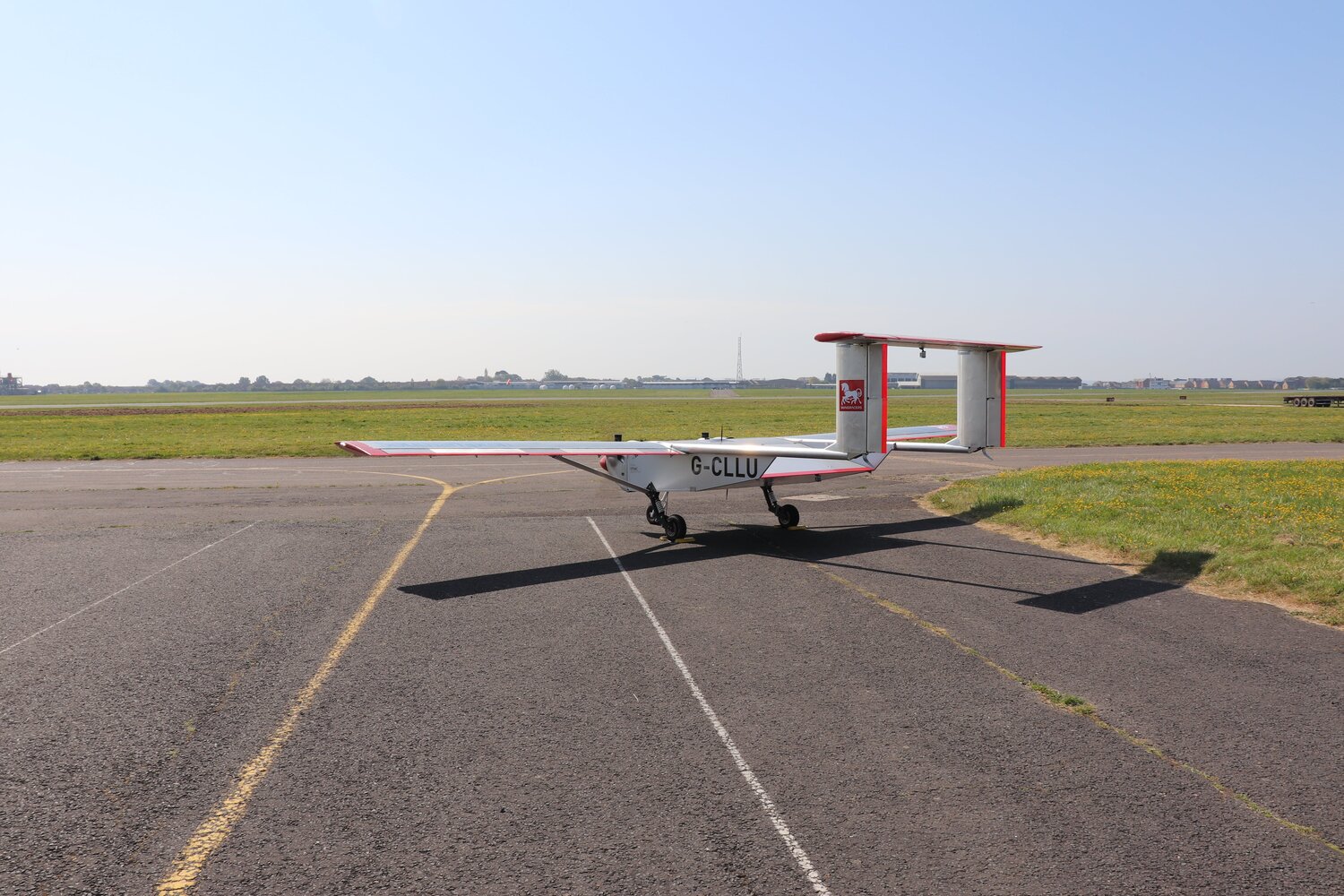 UAV on runway